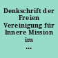 Denkschrift der Freien Vereinigung für Innere Mission im Herzogtum Gotha