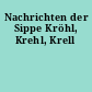 Nachrichten der Sippe Kröhl, Krehl, Krell