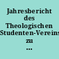 Jahresbericht des Theologischen Studenten-Vereins zu Leipzig über das 49. Vereinsjahr Ostern 1894-95