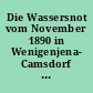 Die Wassersnot vom November 1890 in Wenigenjena- Camsdorf : Schilderungen von Augenzeugen