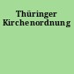 Thüringer Kirchenordnung