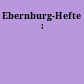 Ebernburg-Hefte :
