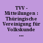 TVV - Mitteilungen : Thüringische Vereinigung für Volkskunde e.V. : Folge 4,Heft 1