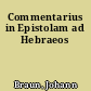 Commentarius in Epistolam ad Hebraeos