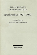 Briefwechsel 1921 - 1967