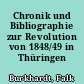 Chronik und Bibliographie zur Revolution von 1848/49 in Thüringen