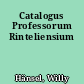 Catalogus Professorum Rinteliensium