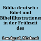 Biblia deutsch : Bibel und Bibelillustrationen in der Frühzeit des Buchdrucks