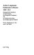 Parlamente in Hessen : 1808-1813 ; Biographisches Handbuch der Reichsstände des Königreichs Westphalen und der Städteversammlung des Großherzogtums Frankfurt