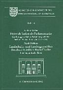 Heinrich Luden als Parlamentarier : ein Beitrag zur frühen Parlamentsgeschichte Sachsen-Weimar-Eisenachs 1816 - 1832