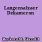 Langensalzaer Dekameron