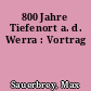 800 Jahre Tiefenort a. d. Werra : Vortrag