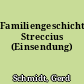 Familiengeschichte Streccius (Einsendung)