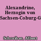 Alexandrine, Herzogin von Sachsen-Coburg-Gotha