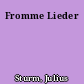 Fromme Lieder